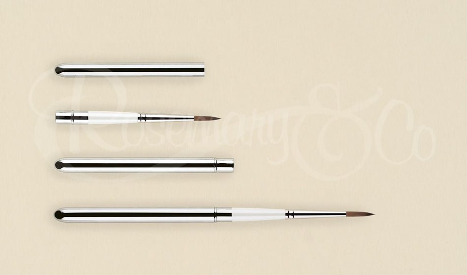 Synthetic Sable brush from Rosemary & Co available for sale in Singapore. This is a Travel brush.