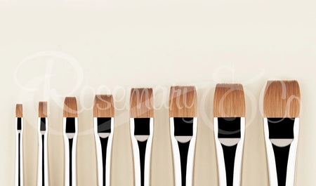 Rosemary Pure Sable Short Flat brush. Available for sale in Singapore